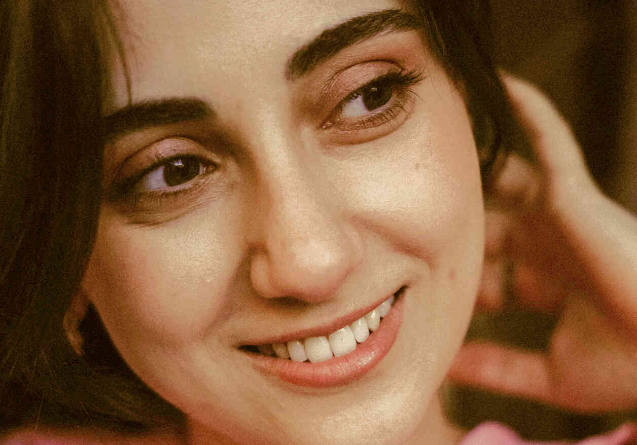  woman looking outwards